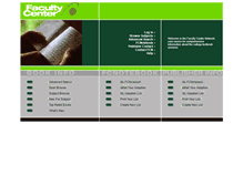 Tablet Screenshot of facultycenter.net